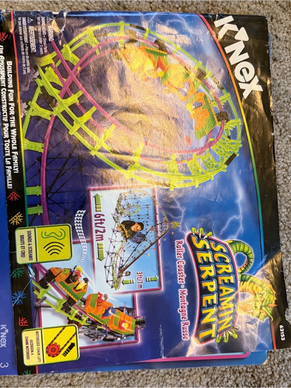Directions for Screamin' Serpent Roller Coaster